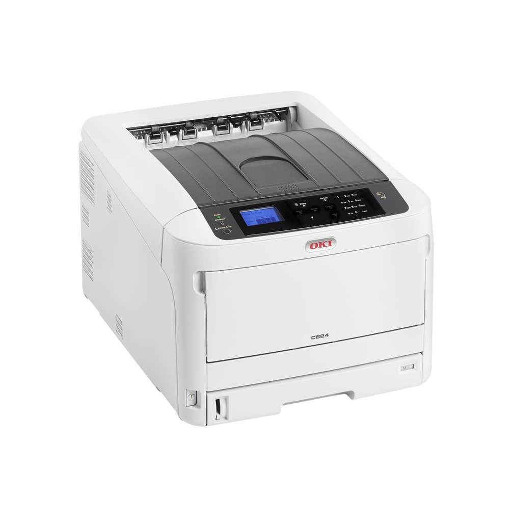 OKI C824dn - Drucker - Farbe - Duplex - LED - A3 - 1200 x 600 dpi - bis zu 26 Seiten/Min. (einfarbig