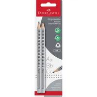 FABER-CASTELL Bleistift Jumbo Grip HB 2er Blisterkarte