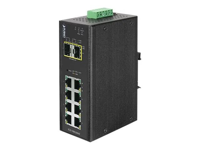 Planet IGS-10020MT - Switch - managed - 8 x 10/100/1000 + 2 x Gigabit SFP