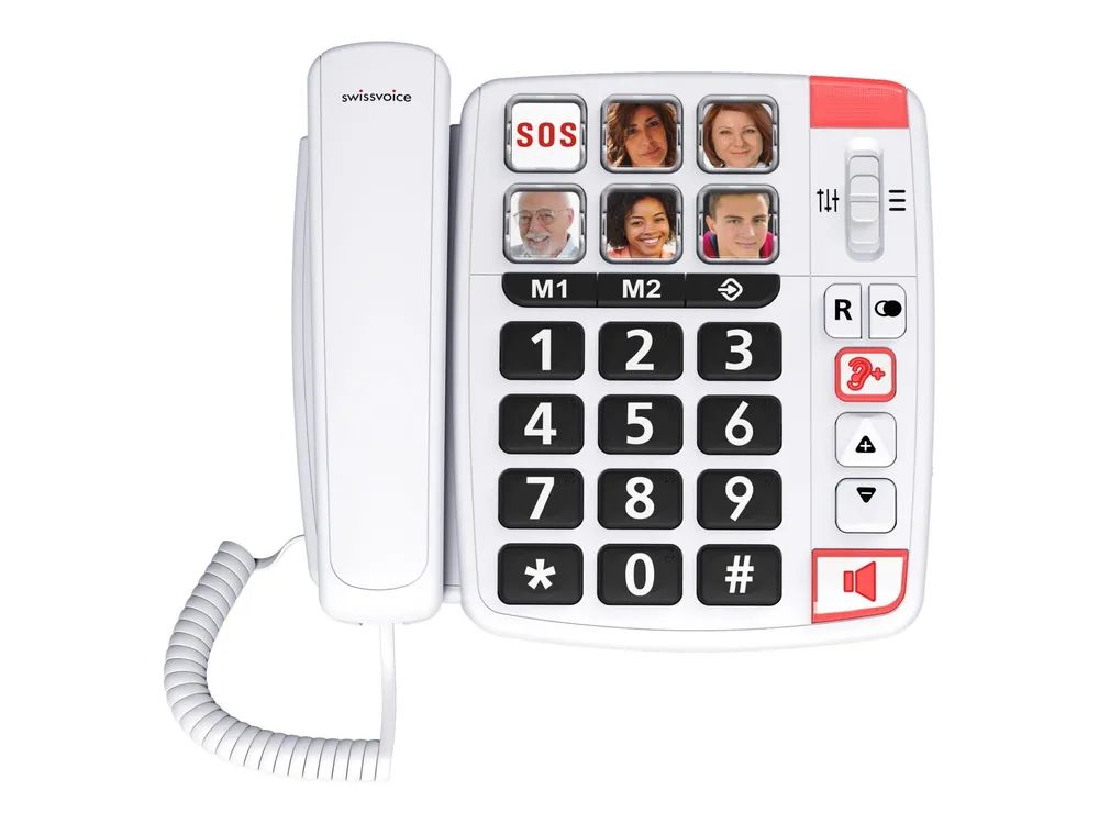 Alcatel Swissvoice Xtra 1110 - Telefon mit Schnur - weiß