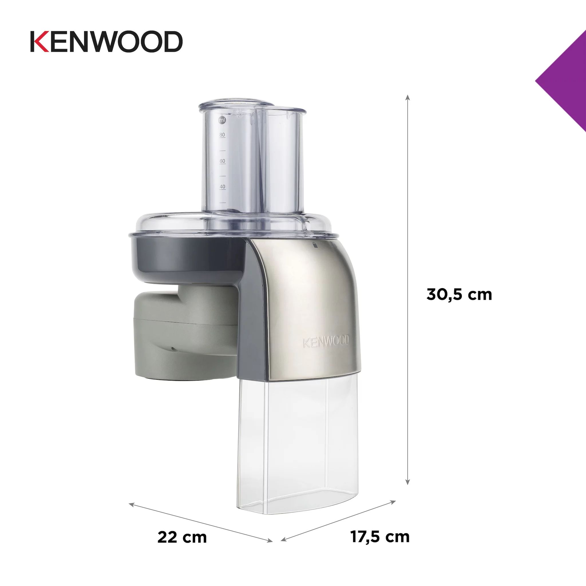 Kenwood Zubehör Gemüseschnellschneider AT340