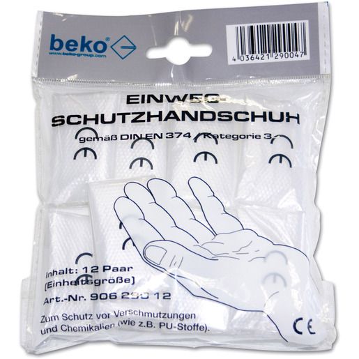 BekoGroup EINWEG 12-ER PACK / BEKOGR SCHUTZHANDSCHUHE 906 280 12