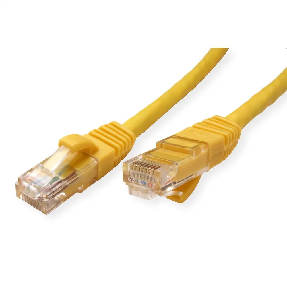VALUE Patchkabel Cat.6 (Class E) UTP, LSOH, gelb, 2 m