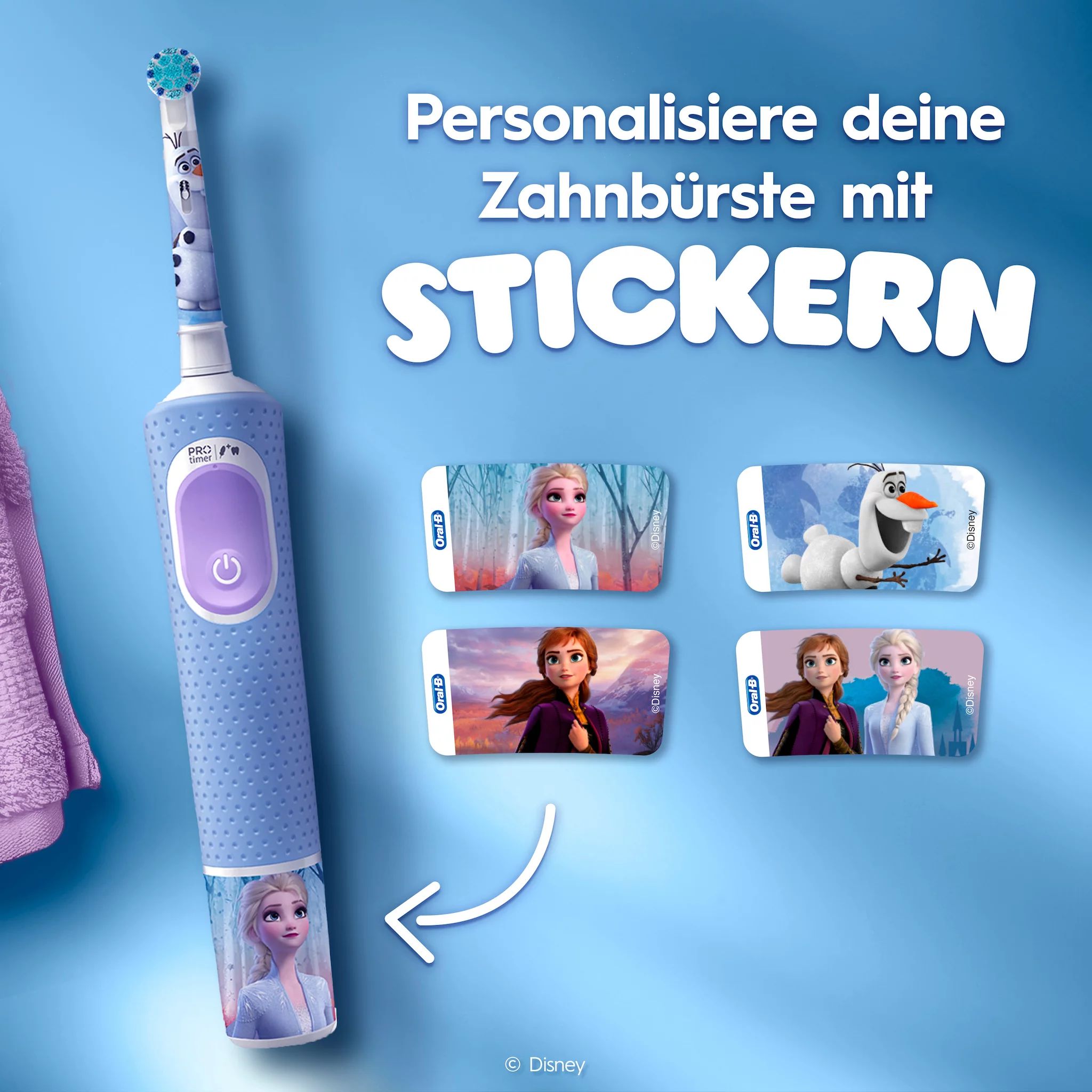 Oral-B Vitality Pro 103 Kids Frozen mit Reiseetui
