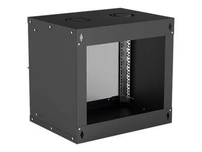 Intellinet Network Cabinet, Wall Mount (Basic), 9U, Usable Depth 340mm/Width 485mm, Black, Flatpack, Max 50kg, Glass Door, 19", Parts for wall installation (eg screws and rawl plugs)