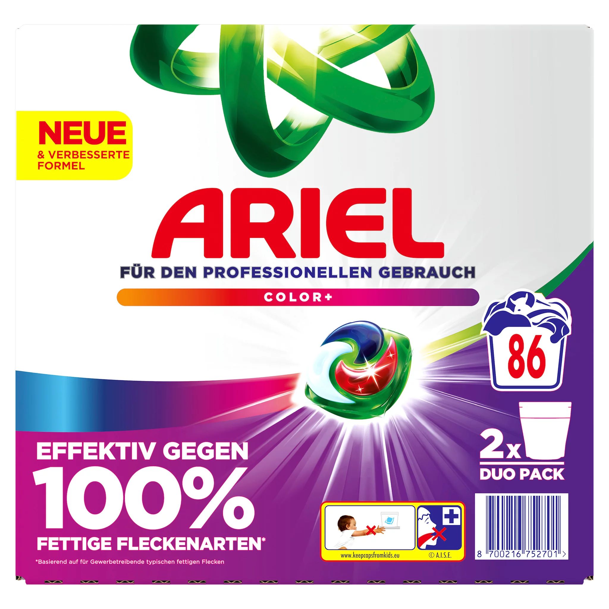 Ariel Professional All-in-1-Pods Waschkapseln Color+