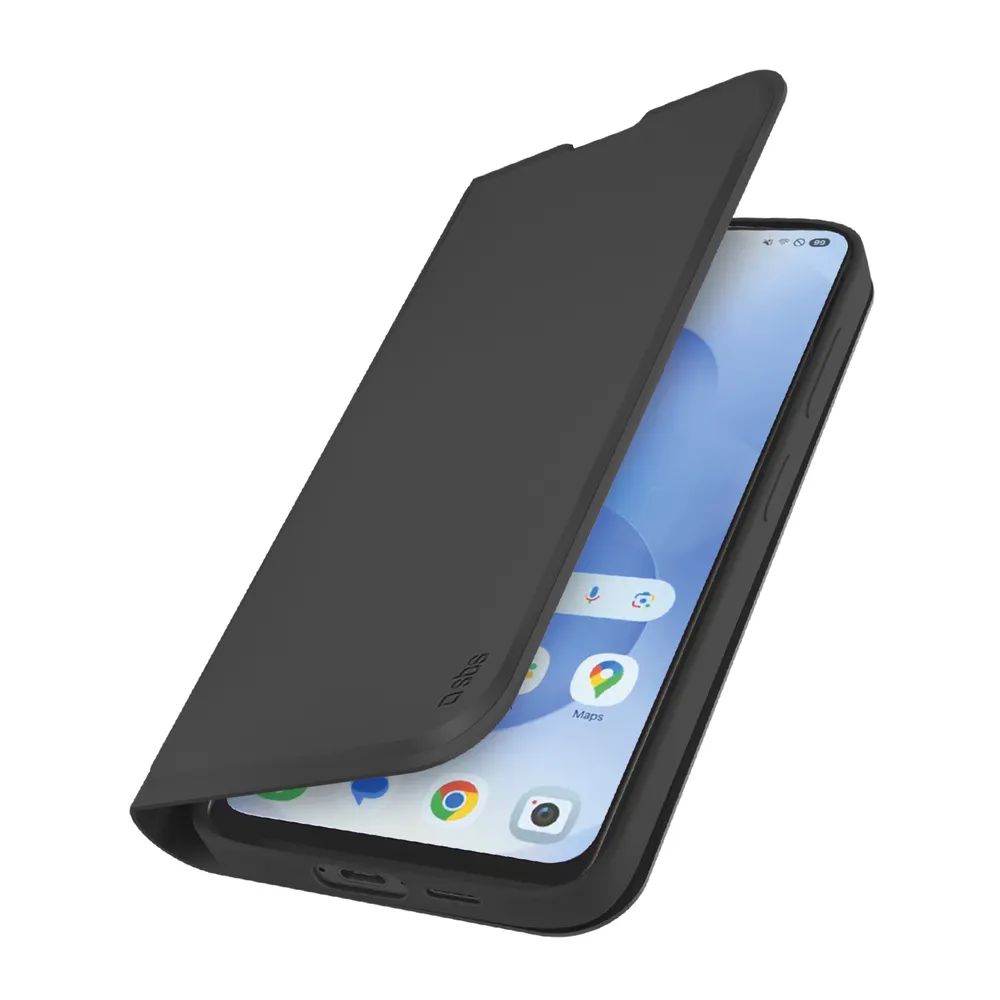 SBS WALLET SMOOTH Bookcase für Galaxy S25 FE, schwarz