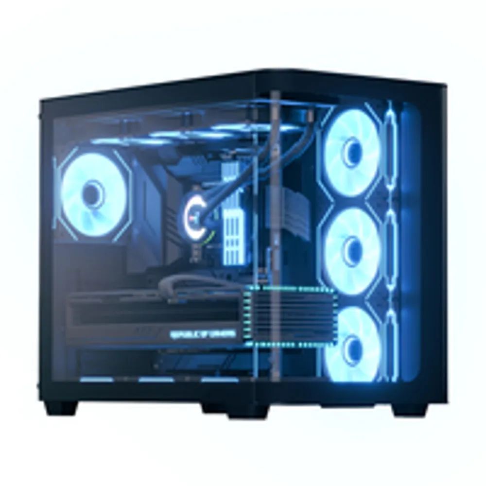 AEROCOOL ADVANCED TECHNOLOGIES Geh Midi P500C-G-BK-v1 o.N. Full Tempered Glas B - Tower