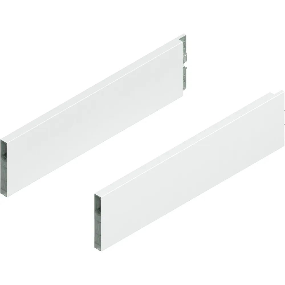 BLUM MERIVOBOX Boxcap Höhe E, NL 400, Seidenweiß-matt