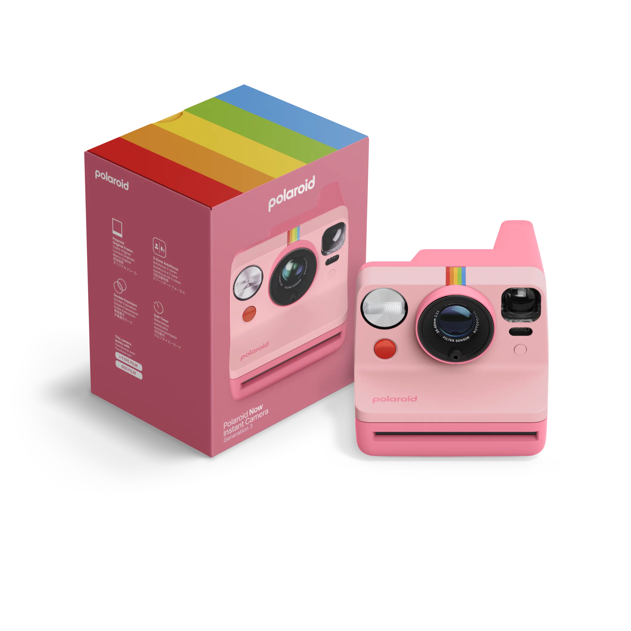 Polaroid NOW PLUS GEN 3 PINK