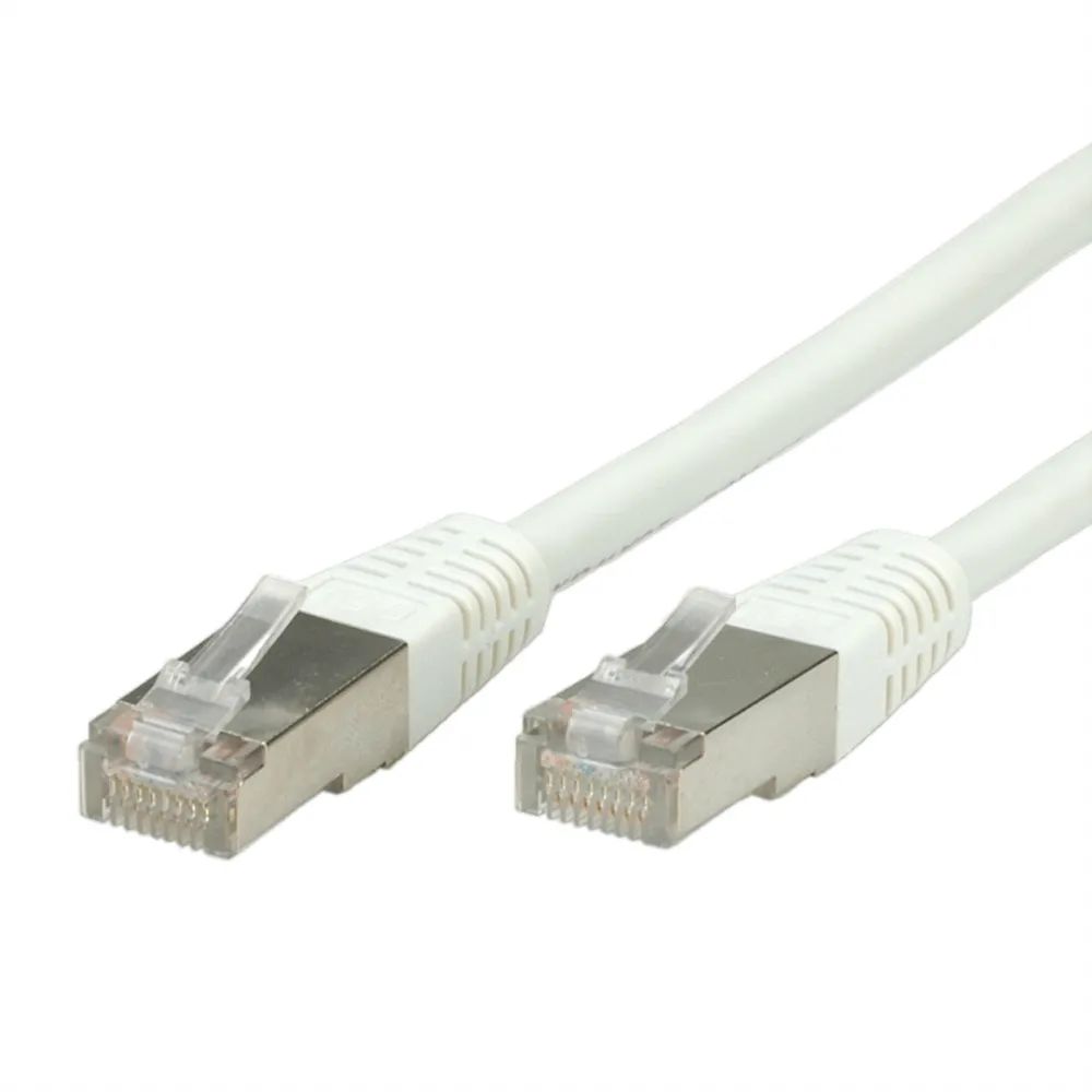 VALUE Patchkabel Cat.6 (Class E) S/FTP (PiMF), weiß, 7 m