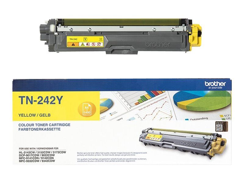 Brother TN242Y - Gelb - original - Tonerpatrone