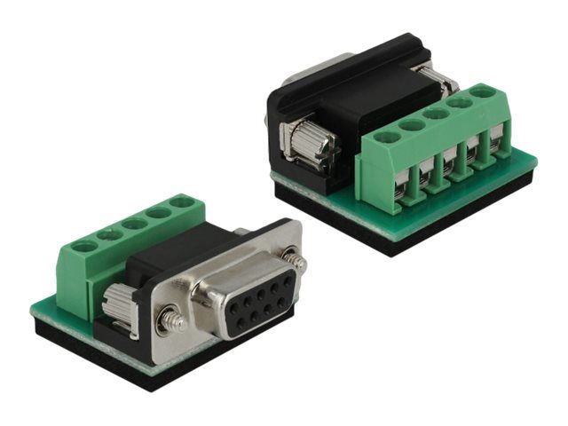 Delock Adapter USB Type-A to Serial RS-422/485 DB9 with surge protection 600 W and extended temperature range