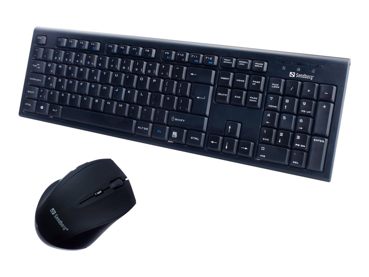 SANDBERG DesktopSet - Tastatur-und-Maus-Set
