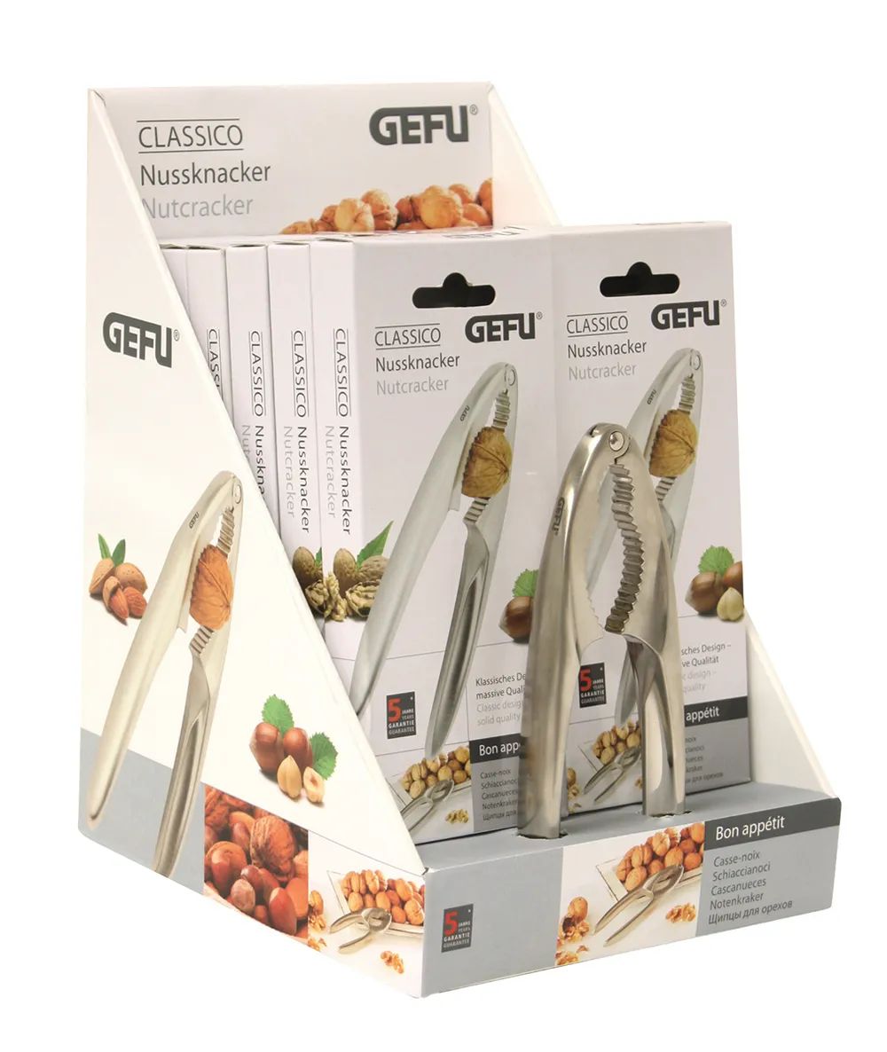 GEFU Display Nussknacker CLASSICO, 12 Stück
