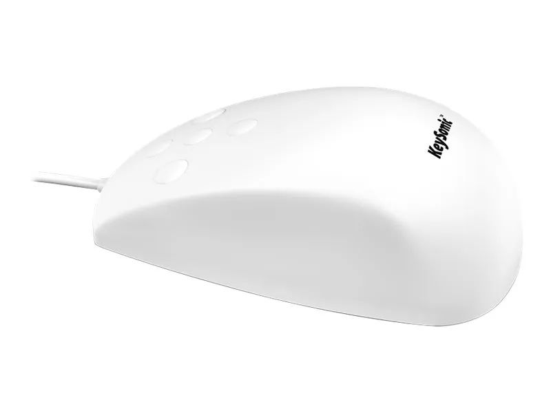 KeySonic KSM-3020M-W - Maus - 5 Tasten - kabelgebunden
