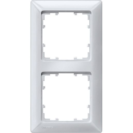 Siemens 2 FACH RAHMEN DELTA LI. / SIEMEN 5 TG 2552-3 ALU.MET. 5TG2552-3