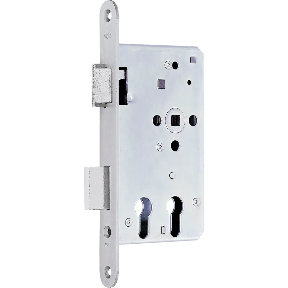BKS Fluchttürschloss 2328 für 2 PZ, 1-flg, Funktion E, rechts, Edelstahl