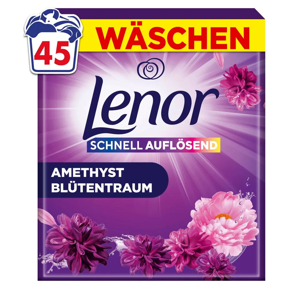 Lenor WM Pulver Amethyst & Blütentraum 2.25KG 