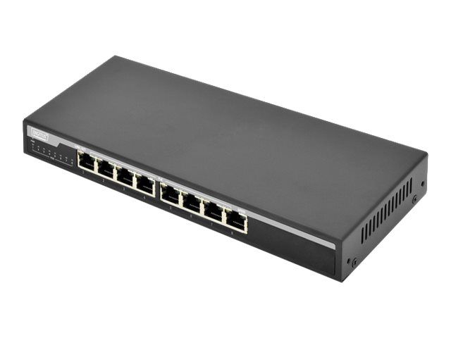 DIGITUS 8-Port Gigabit Netzwerkswitch, Desktop, unmanaged