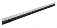 Delock Bürstenstreifen 40 mm mit Alu-Profil gerade - Länge 1 m - Aluminium - Schwarz - Aluminium - K