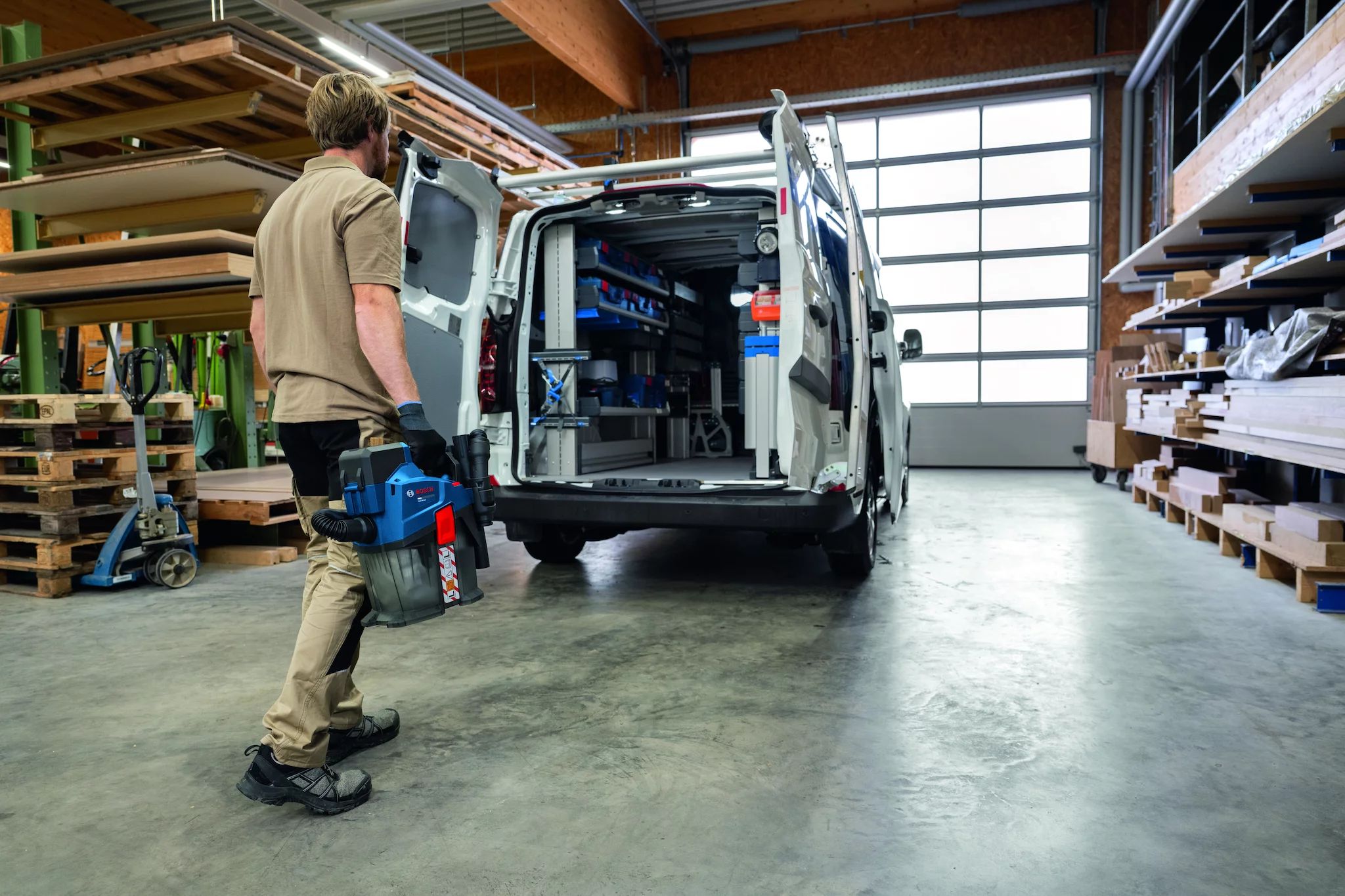 Bosch GAS18V-6LS Akku-Staubsauger inkl. Zubehör