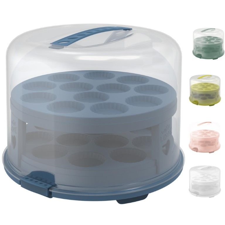 Rotho Tortenglocke XL 26 cm mit Trays FRESH