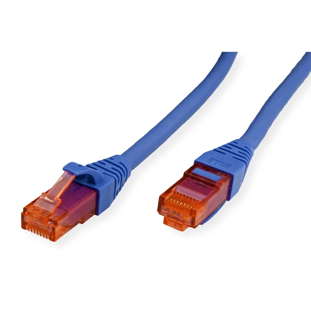 ROLINE Patchkabel Cat.6 UTP, Component Level, LSOH, blau, 0,5 m