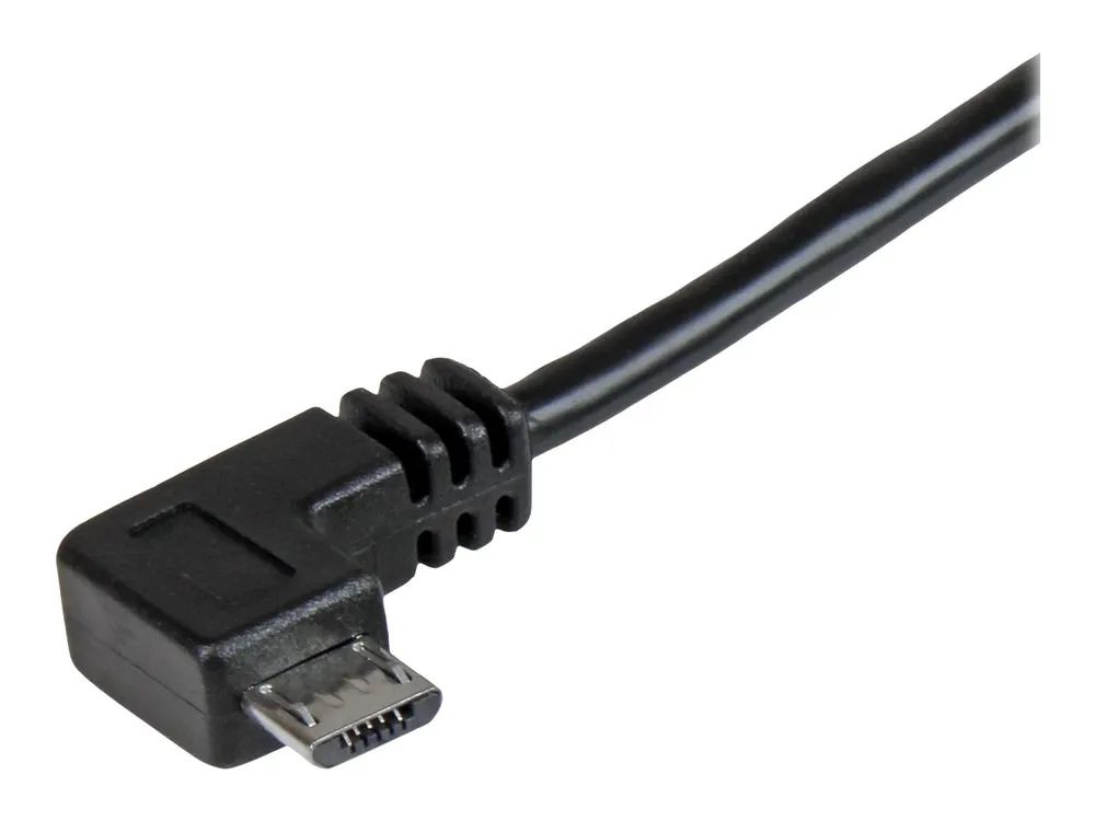 StarTech.com Micro USB Lade/Sync-Kabel - St/St - Micro USB rechtsgewinkelt - 1m - USB auf Micro USB Ladekabel - USB-Kabel - Micro-USB Typ B (M)