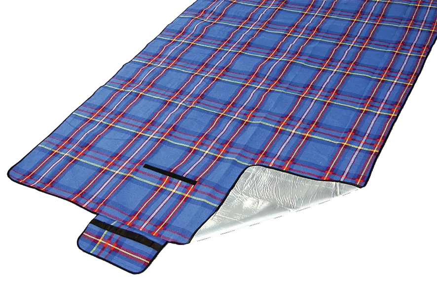 Heusser GmbH Picknick-Decke 135 x 190 cm karo blau