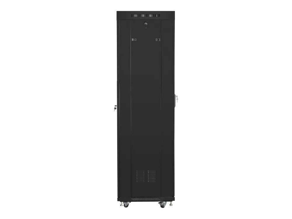Lanberg Schrank Netzwerkschrank - mit Display - Schwarz, RAL 9004 - 42HE - 48.3 cm (19")