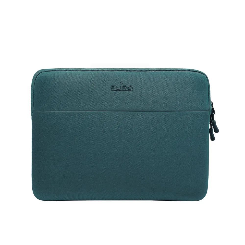 PURO SLEEVE POCKET Neopren-Sleeve für Notebooks 13", grün