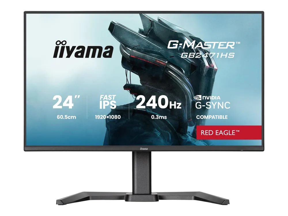 Iiyama G-Master GB2471HS-B1 24" Fast-IPS - Flachbildschirm (TFT/LCD) - 24"