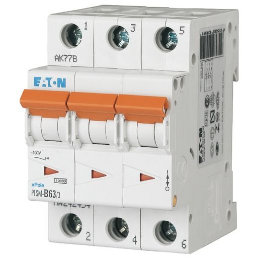 Eaton LEITUNGSSCHUTZSCHALTER / EATON PLSM-C63/3-MW 242480