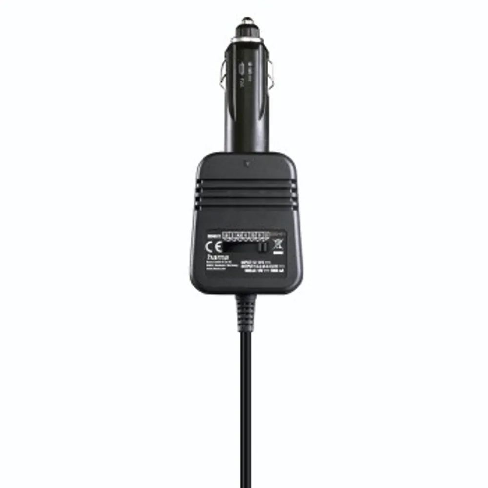 Hama Netzteil für Kfz, einstellbar, 1000mA, 12W, max. 12V, stabilis., 8 Adapter