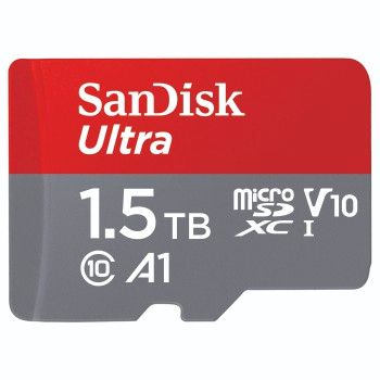 SanDisk microSDXC Ultra 1,5TB (A1/UHS-I/Cl.10/150MB/s)