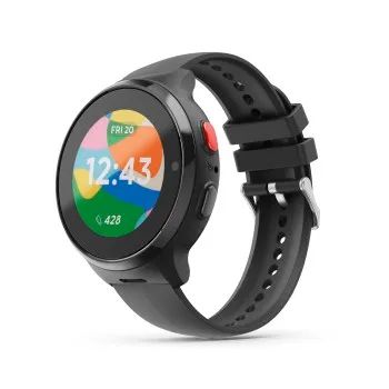 Hama Kinder-Smartwatch, mit GPS, SOS-Taste, Telefonfunktion, Schwarz