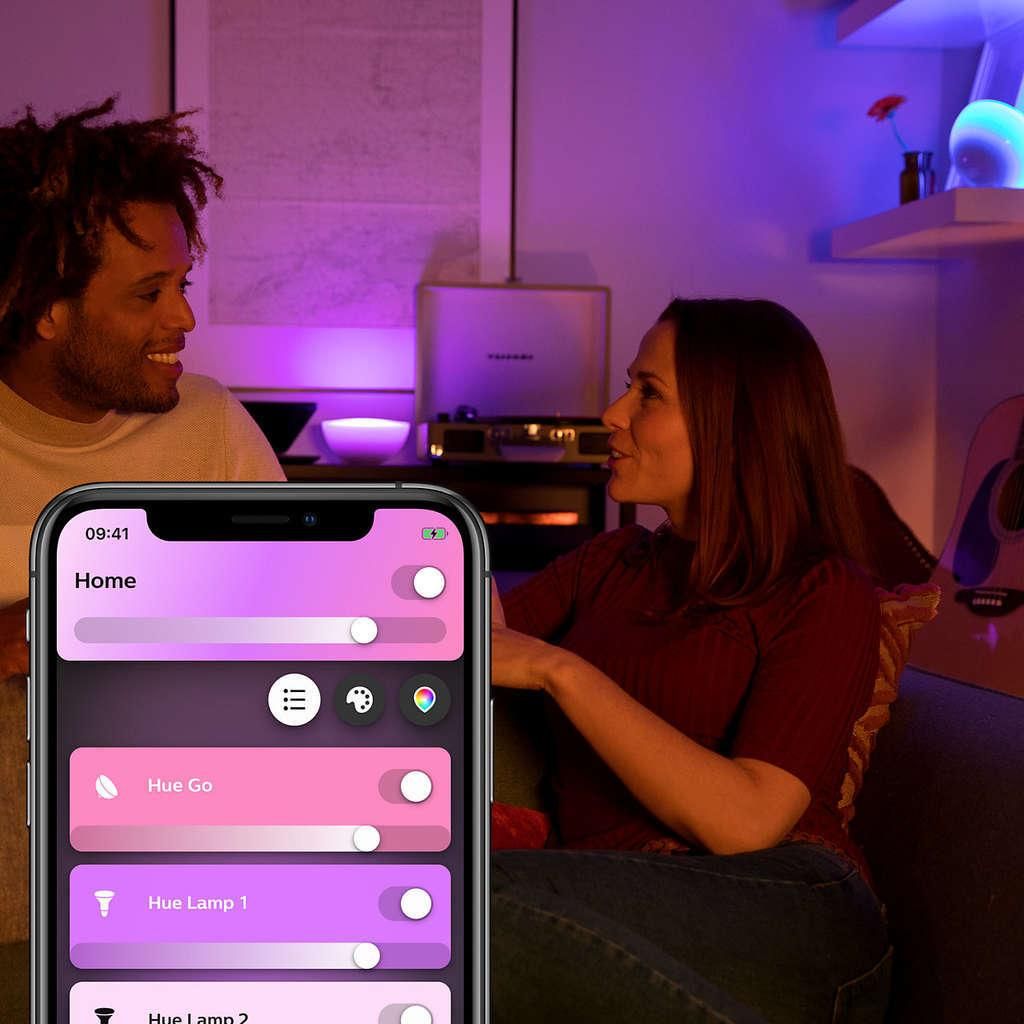 Philips Hue White and Color Ambiance Go, Weiß
