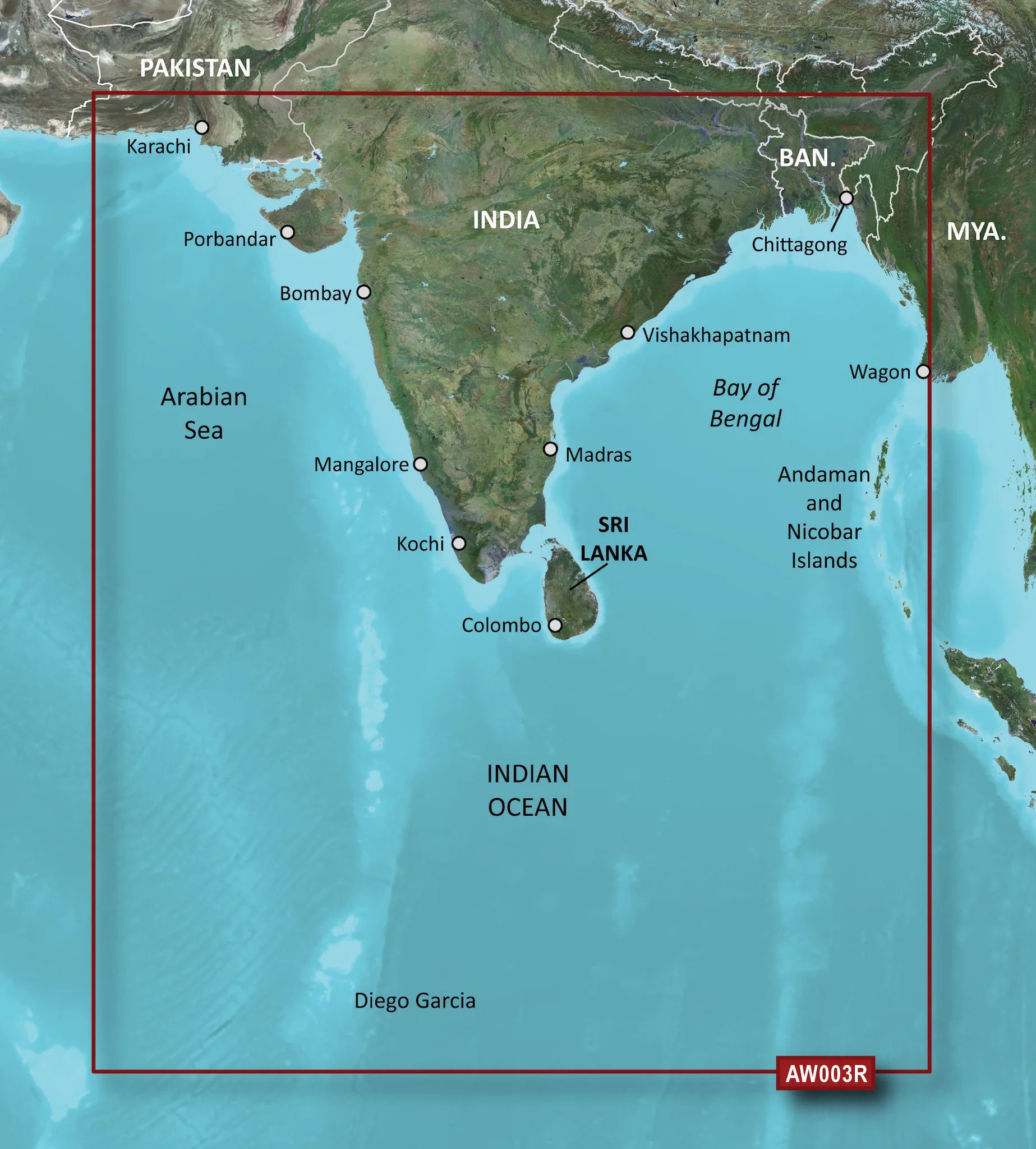 Garmin HXAW003R - Indian Subcontinent