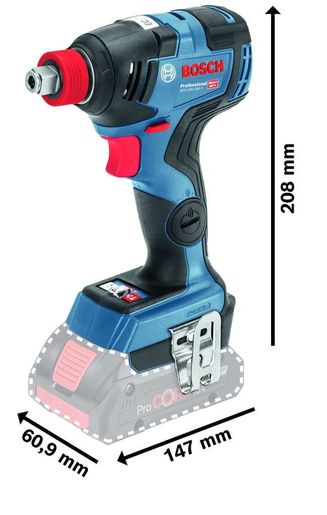 Bosch Professional GDX 18V-200 C Drehschs(C) solo 