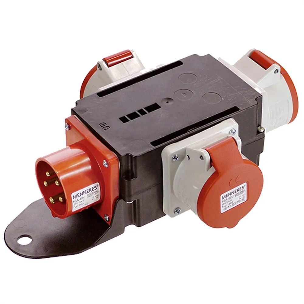 BACHMANN CEE-Adapter CEE 400 V/16 A, 3x16A 5p400V, IP44