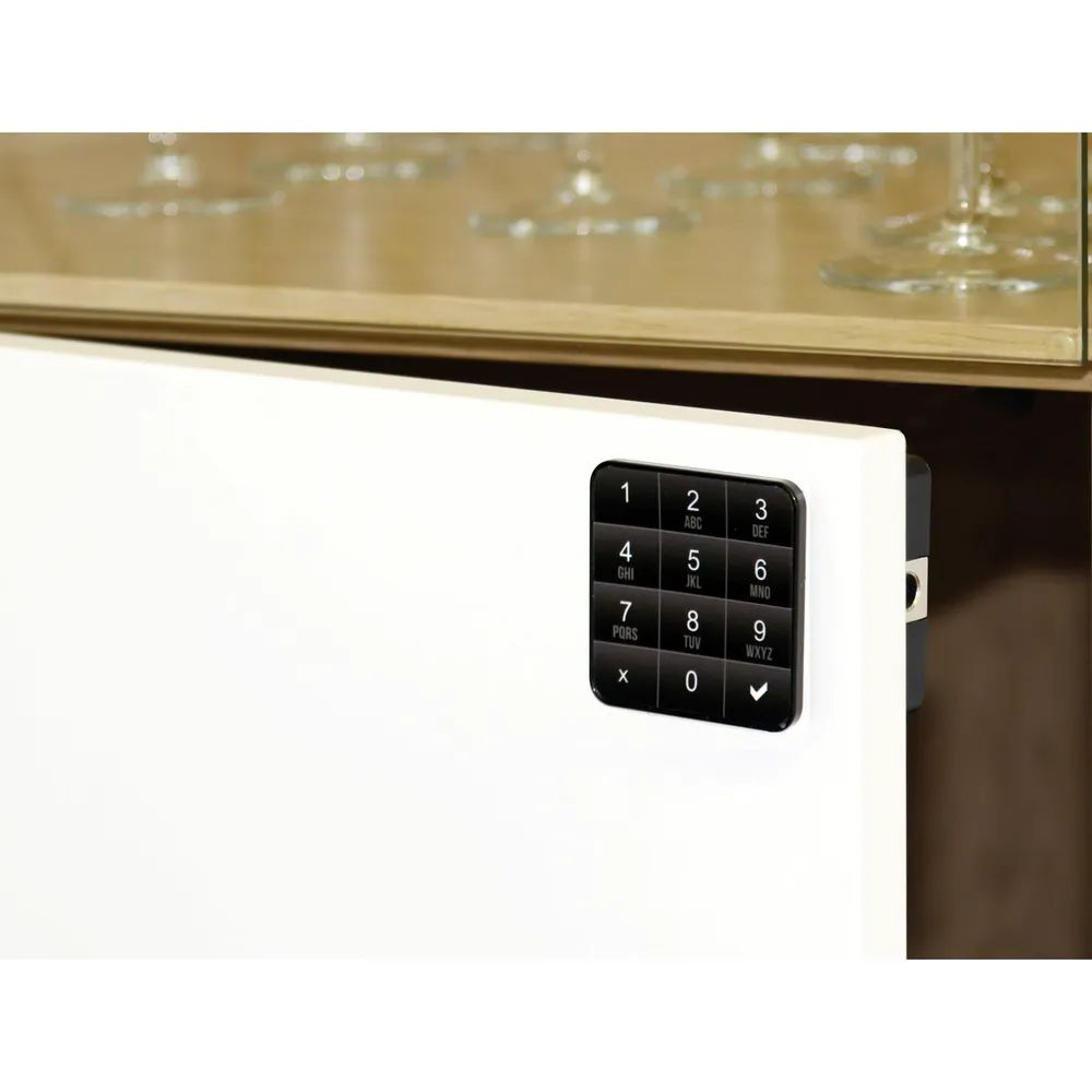 PS TEN Elektronikschloss Set mit Tastatur für öffentlichen Bereich, Zamak