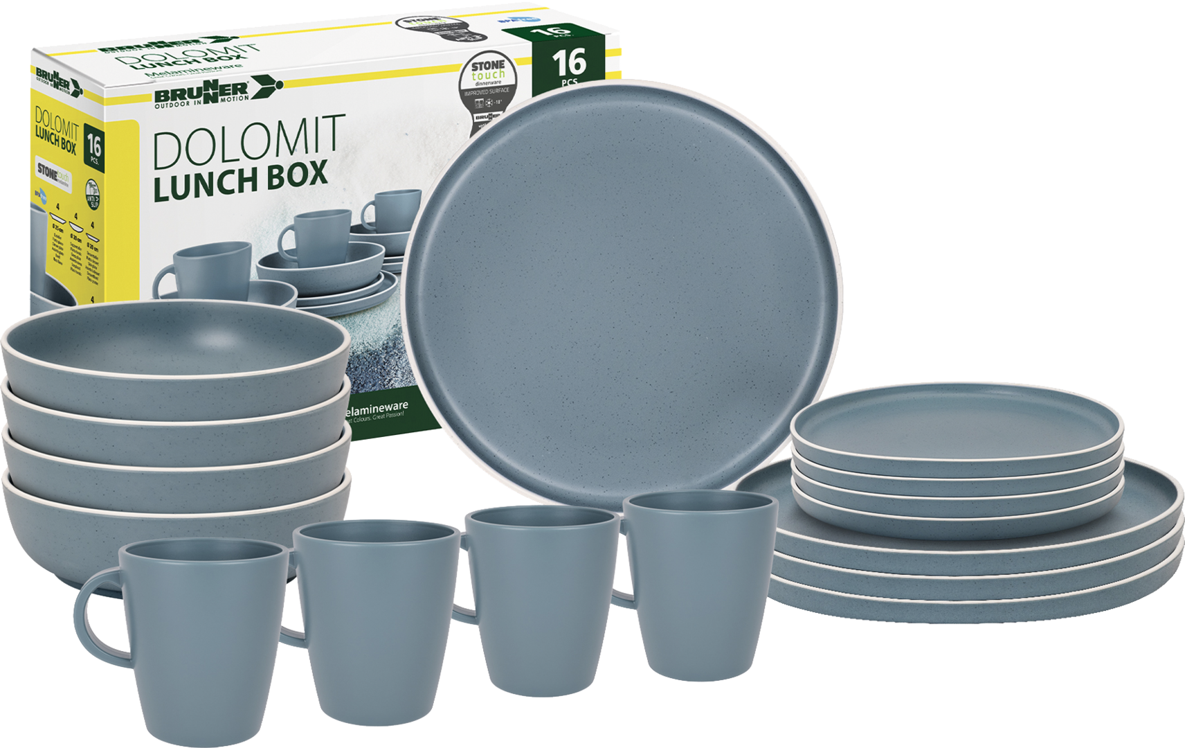 Brunner Lunch Box DOLOMIT BLUE