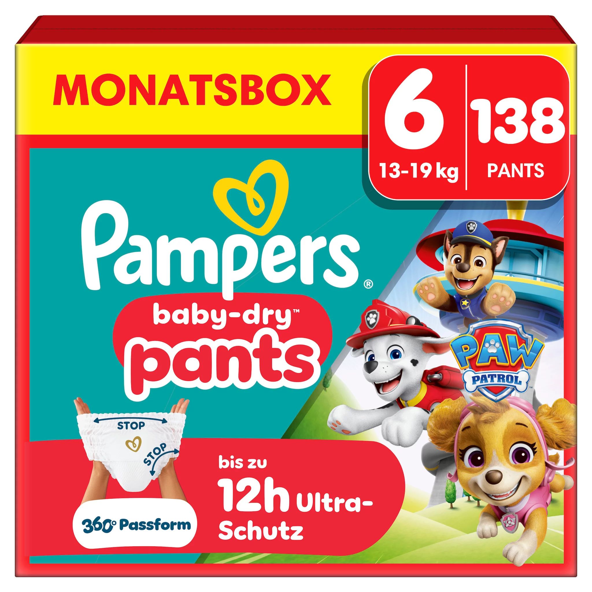 Pampers Baby Dry Pants Gr.6 Extra Large 14-19kg 
