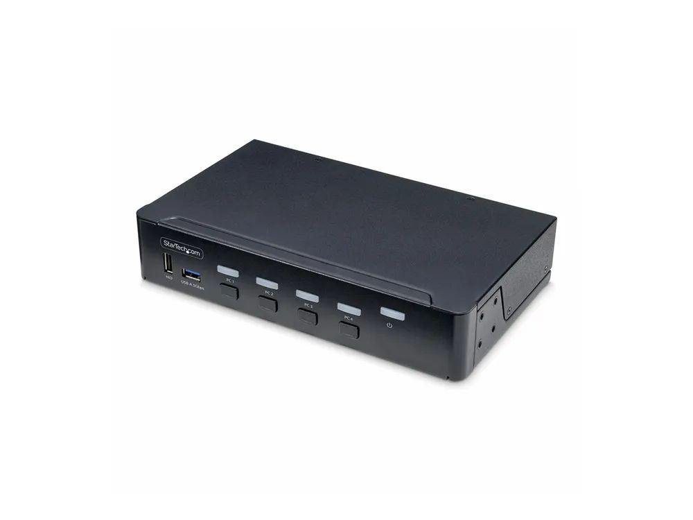 StarTech.com 4-Port DisplayPort KVM Switch, 4K 60Hz, TAA Compliant