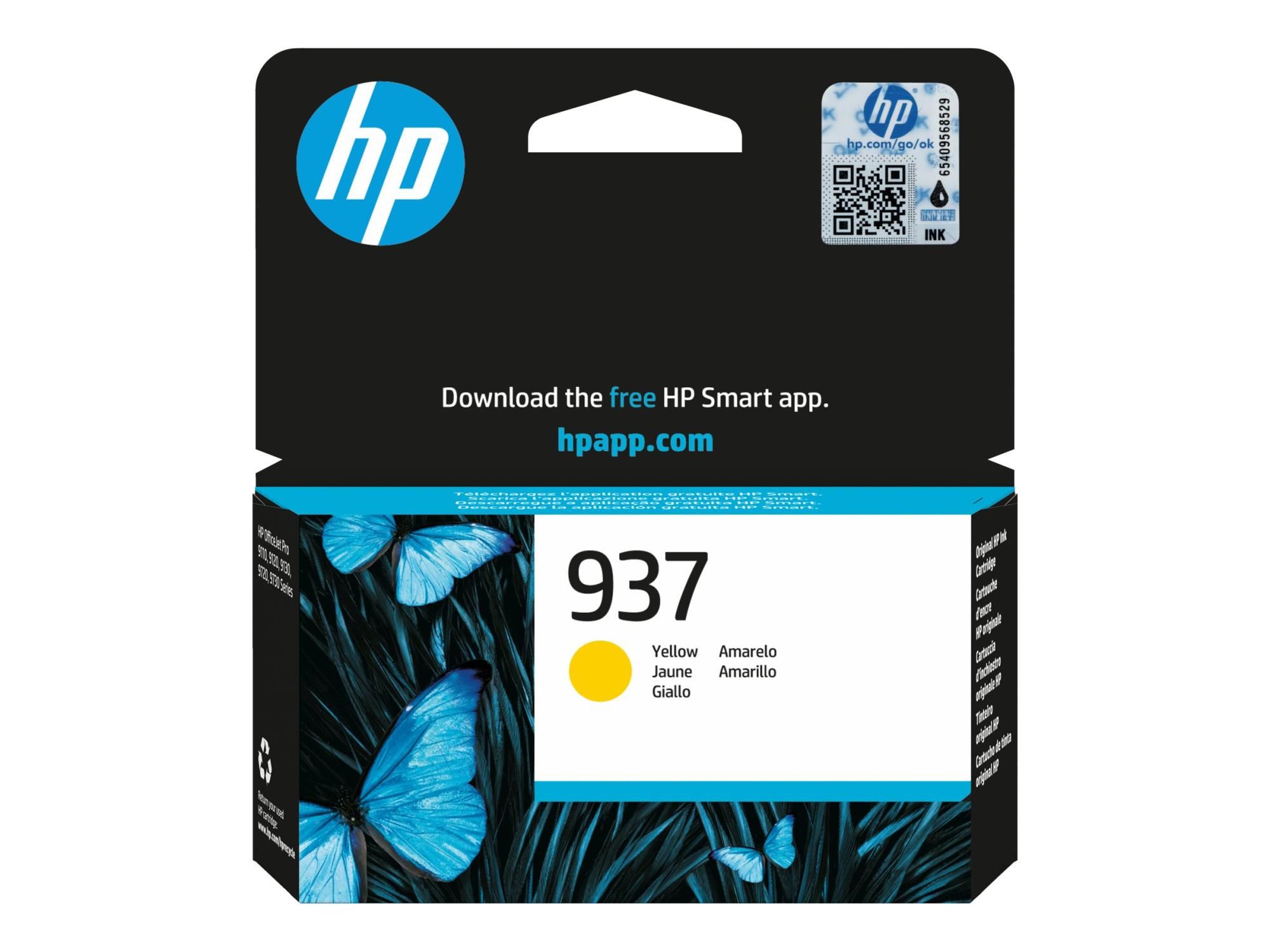 HP 937 Yellow EN/DE/PL/CZ Original Ink Cartridge - Original - Tintenpatrone