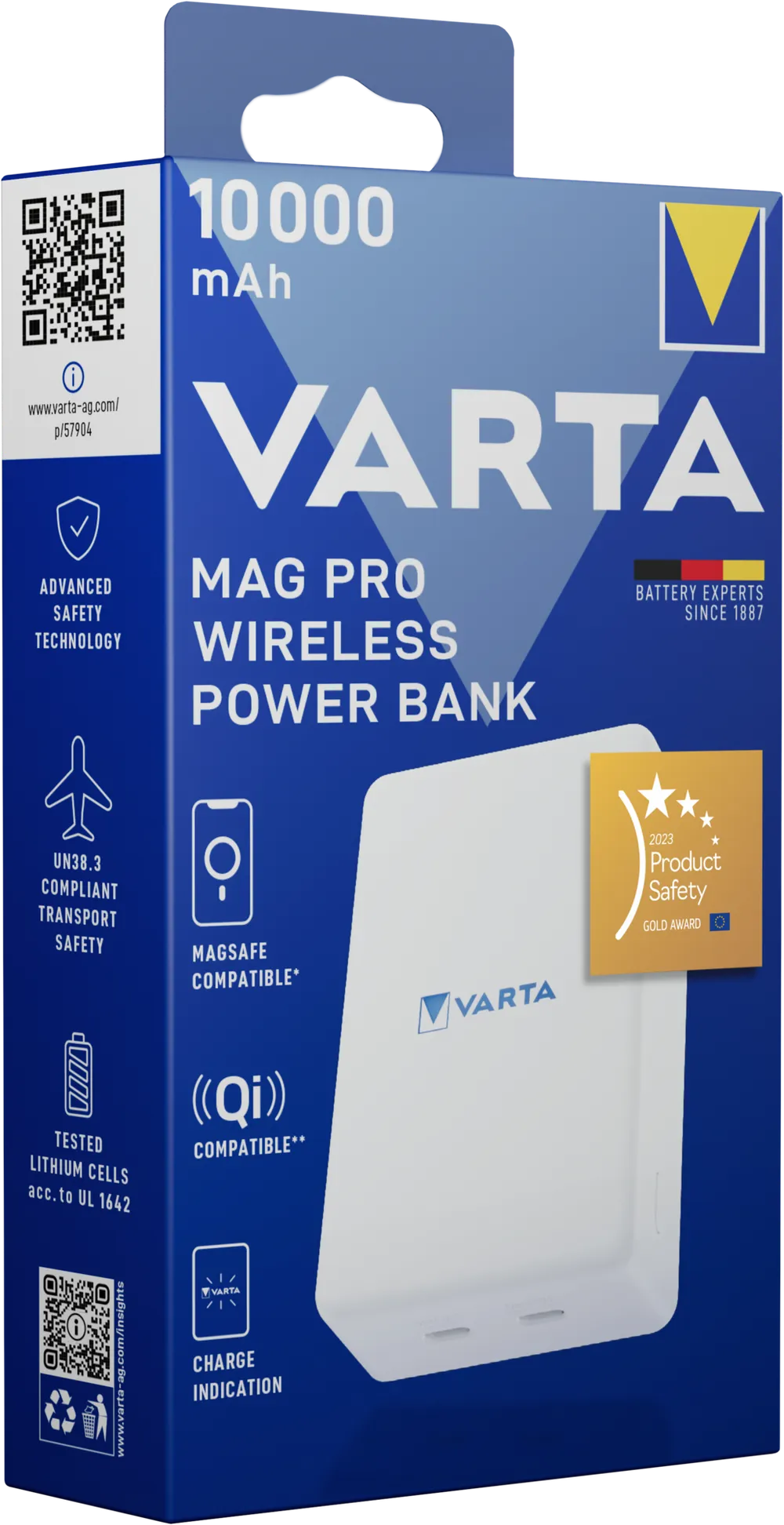 VARTA Mag Pro Wireless Power Bank 10000