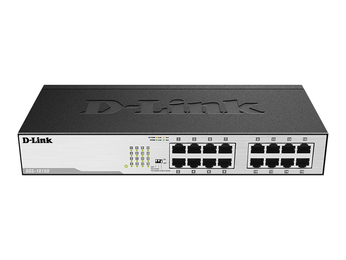 D-Link DGS 1016D - Switch - 16 x 10/100/1000
