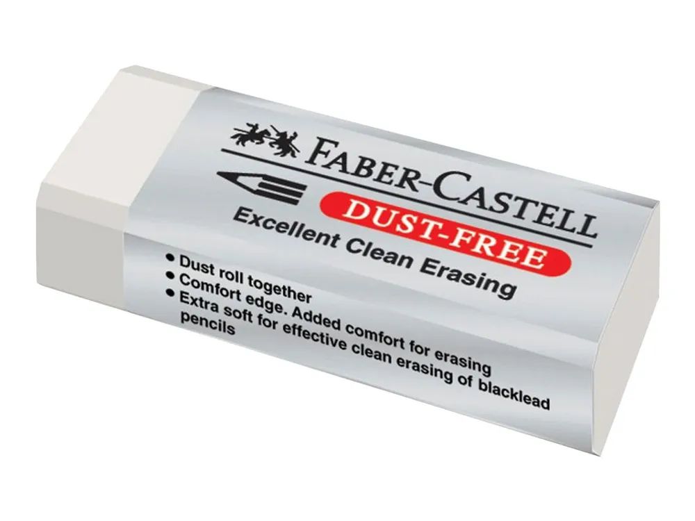 FABER-CASTELL Radierer - 6.3 x 2.2 x 1.2 cm
