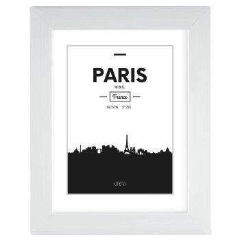 Hama Kunststoffrahmen "Paris", Weiß, 40 x 50 cm